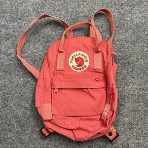 Fjallraven Kanken Mini Backpack Coral Pink Classic Bag Purse